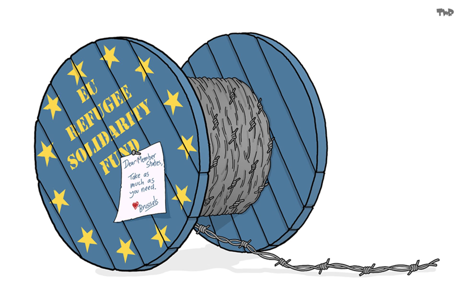 Refugees-European solidarity